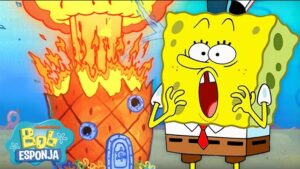 Bob Esponja | Toda vez que o Bob Esponja destruiu uma casa
