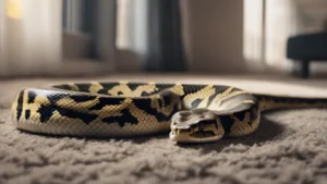 Carpet Python and Huntsman Indoors