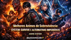 melhores animes de sobrevivência system survive e alternativas imperdíveis