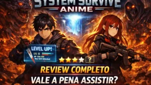 system survive anime review completo vale a pena assistir